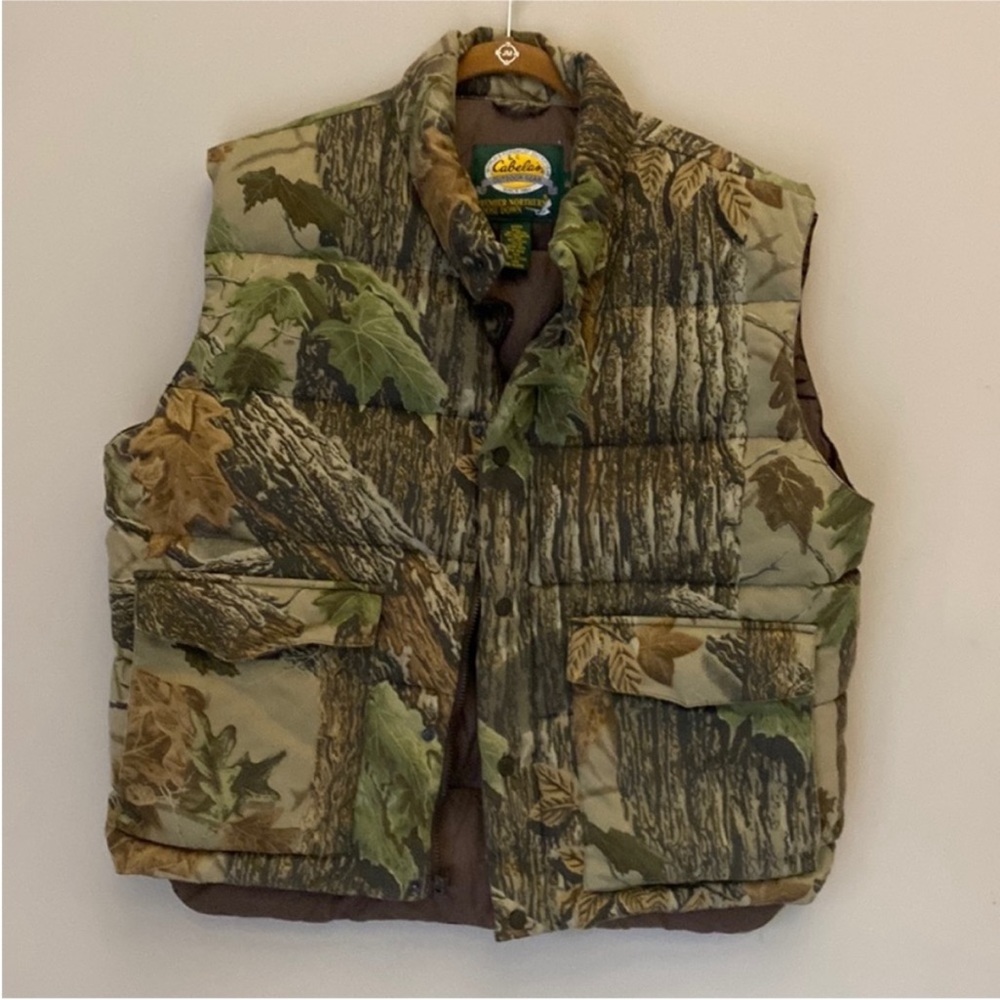 Cabelas vintage Premier Northern Goose Down Vest